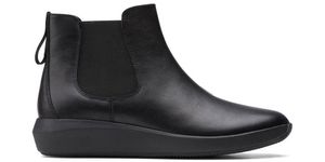 Czarne skórzane buty Clarks Tawnia Mid Boots Czarne skórzane buty Clarks Tawnia Mid Boots 37