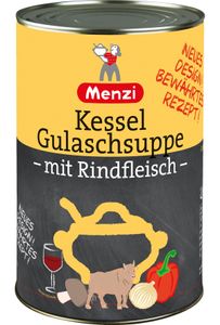KESSEL GULASCHSUPPE mit Rindfleisch von Menzi, 4200g