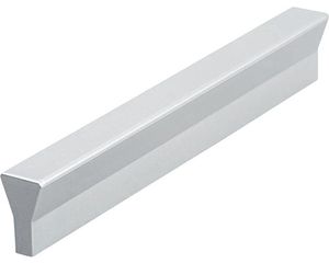 Nábytková úchytka 96 mm plast, stříbrná