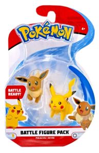 Pokémon Battle Figuren - Pikachu und Evoli (5cm)