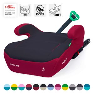 Daliya® QUBIX PRO Kindersitzerhöhung mit ISOFIX | i-SIZE NORM ECE R129 | 125 bis 150 cm | Gurtfix | waschbar | Autositz | Autokindersitz | Kindersitz | Sitzerhöhung (Rot - Schwarz) Daliya® QUBIX PRO Kindersitzerhöhung mit ISOFIX | i-SIZE NORM ECE R129 | 125 bis 150 cm | Gurtfix | waschbar | Autositz | Autokindersitz | Kindersitz | Sitzerhöhung (Rot - Schwarz)