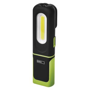 EMOS wasserdichte LED-Arbeitsleuchte, aufladbare Werkstattlampe mit knickbarem Haltefuß, Clip, Haken und Magnet, 330 lm, 45 m Leuchtweite, 1200 mAh Akku mit 7 St. Leuchtdauer, USB-Kabel, 3 Lichtmodi EMOS wasserdichte LED-Arbeitsleuchte, aufladbare Werkstattlampe mit knickbarem Haltefuß, Clip, Haken und Magnet, 330 lm, 45 m Leuchtweite, 1200 mAh Akku mit 7 St. Leuchtdauer, USB-Kabel, 3 Lichtmodi