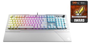 ROCCAT Vulcan 122 AIMO, Full-size (100%), USB, Membran Key Switch, QWERTY, RGB-LED, Weiß