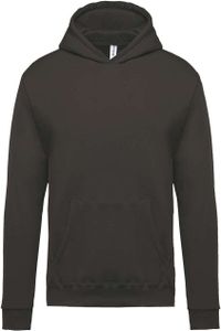 Kariban Jungen Hoodie Langarm Pullover Sweatshirt Kapuzenpullover, Größe:10/12, Farbe:Dark Grau