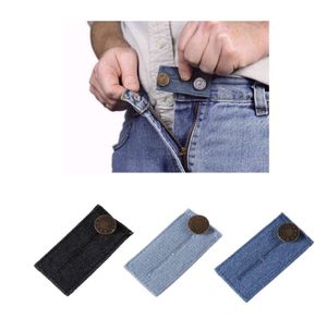 3 Stück Elastische Taillenverlängerung Verstellbarer Hosenknopf, Easy Fit Hosenknopf Jeans Taillenschnalle
