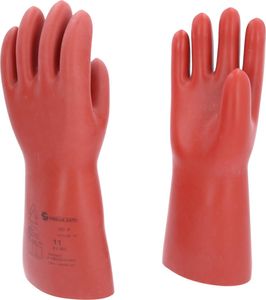 KS TOOLS Elektriker-Schutzhandschuh mit mechanischem Schutz Größe 11 Klasse 3 rot - 117.0079