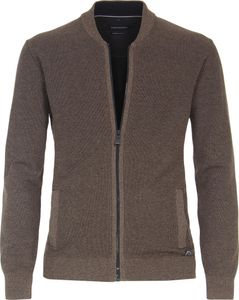 CASAMODA Herren Strickjacke Reißverschluss Regular-Fit Beige L CASAMODA Herren Strickjacke Reißverschluss Regular-Fit Beige L