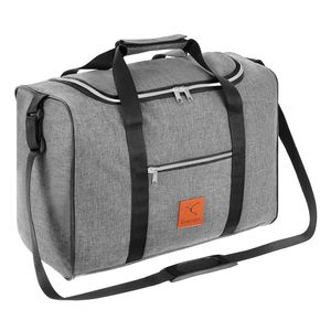 Granori Handgepäck Reisetasche 40x30x20 cm WT2 – Leichte Flugzeug Kabinengepäck Tasche mit Tragegurt für Damen und Herren in grau