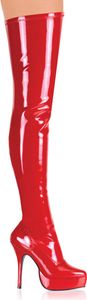 INDULGE-3000 Damen Boots von Devious, Rot  , EU 43, US 13