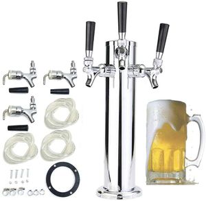 Nerezová věž na pivo, pivní věž 3, dávkovače nápojů, sada dávkovačů piva vhodná pro domácnost, bar