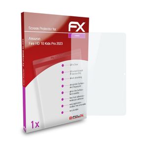 atFoliX FX-Hybrid-Glass Panzerfolie kompatibel mit Amazon Fire HD 10 Kids Pro (2023) Glasfolie