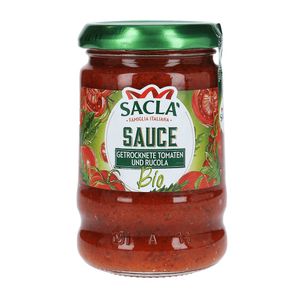 Sacla Sauce Getrocknete Tomaten und Rucola | Bioqualität