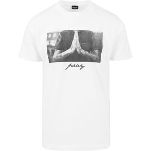 Pánské tričko Mr. Tee Pray Tee white - XL