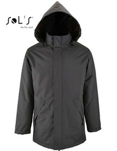 Damen Jacke With Padded Lining Robyn - Farbe: Charcoal Grey (Solid) - Größe: L