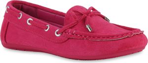 VAN HILL Damen Mokassins Slippers Bequeme Schleifen Profil-Sohle Schuhe 840893, Farbe: Fuchsia, Größe: 41 VAN HILL Damen Mokassins Slippers Bequeme Schleifen Profil-Sohle Schuhe 840893, Farbe: Fuchsia, Größe: 41