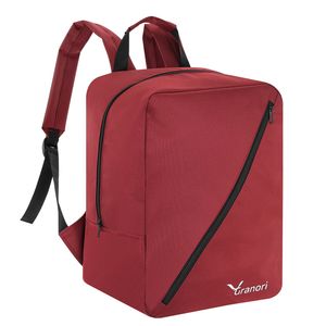 Handgepäck Rucksack 40x30x20 cm Reisetasche ideal für Flüge mit z. B. Eurowings oder Wizz Air in Rot
