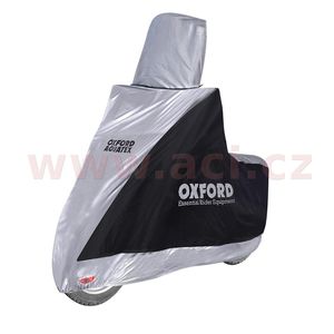 plachta na motorku Aquatex Highscreen Scooter provedení pro vysoké plexi, OXFORD (černá/stříbrná, uni velikost) CV216