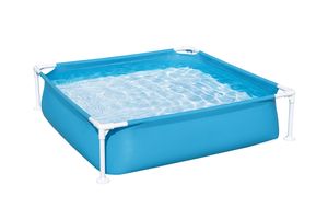 Bestway® My First Frame Pool 122 x 122 x 30,5 cm, blau , eckig