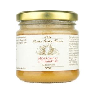 Reine Genussfreude: 250g Sweet Land Apiary Roh & Pur Cremiger Blütenhonig mit Erdbeeren 🍯🍓