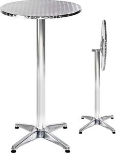 Stehtisch Alexander aus Aluminium, rund 60 x 75/115 cm Stehtisch Alexander aus Aluminium, rund 60 x 75/115 cm