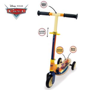 Smoby Cars Wooden Scooter, 3Räder