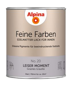 Alpina Feine Farben LackLeiser Moment graziles graulila 750 ml