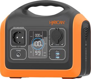 Hyrican UPP-600, 600 Watt 596Wh, tragbarer Akku/Batterie Powerstation Hyrican UPP-600, 600 Watt 596Wh, tragbarer Akku/Batterie Powerstation