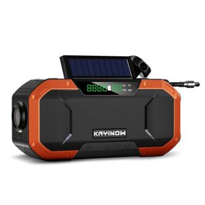 Notfall Solar Handkurbel Radio 5000mAh Power Bank Ladegerät Blitzlicht Survival Radio für Outdoor Camping Wandern