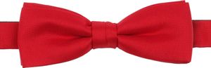 VENTI Herren Fliege 12x5cm Polyester/Seidenmix gewebt Rot
