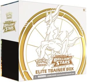 Nintendo Pokémon Sword and Shield Brilliant Stars Elite Trainer box Arceus VSTAR