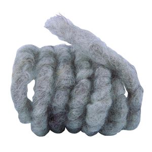 Noor Wollkordel aus Schafwolle 3m Ø 1 cm grau/braun; 155004