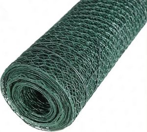 Drátěný plot 10m/25m šestihranné pletivo pozinkovaný drát pro králíky zelená velikost ok 27mm drátěné pletivo pro voliéry - 10m x 100cm (DxV)