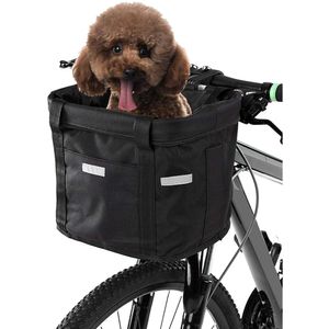 Fahrrad vorne Körb Faltbar,Hundefahrradkörbe Oxford Tuch,Einkaufstasche,für Katze,Picknick,Elektrofahrräder