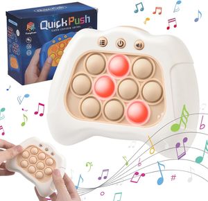 Quick Push Spiel, Pop It Fidget Elektronisches Sensorspiel Silikon Spielzeug für Jungen Mädchen, Einzigartige Puzzle Pop Bubble Game Machine Geschenk