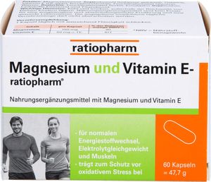 Hořčík a vitamín E, 60 kapslíratiopharm