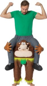 Huckepack Kostüm  - Gorilla - Affenkostüm - Wilbers Gr. M/L - Hucke Pack