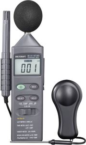 VOLTCRAFT DT 8820 Temperatur-Messgerät -20 - +750 °C Fühler-Typ K Multifunktions-Umweltmessgerät 4in1