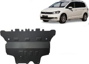 Ocelová ochrana proti podjetí pro motor Volkswagen Touran - automatická převodovka