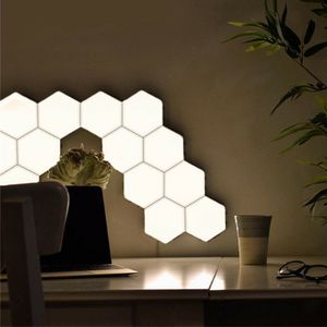 3000k 8 Stück Quantum Hexagon Lampe Modulare Beleuchtung LED Touch Lampen DHL Design DIY Für Schlafzimmer Wohnzimmer Esszimmer