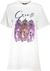 CAVALLI CLASS DAMEN KURZES KLEID WEISS : Farbe - Weiß, Größe - XL Größe: XL Farbe: Weiß