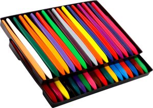 Sada 24ks voskových pastelek, barevných tužek pro děti z organického vosku, Voskové Pastelky Pro děti, Dětské Pastelky z vosku, Voskovky - PASTELKE