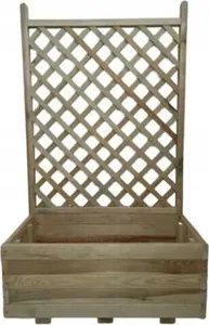 Box na kvety s mrežovou lezeckou pomôckou na lezenie kvetináč kvetináč drevený 80x136cm