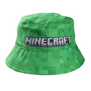 Minecraft Creeper Kinder Jungen Fischerhut – Grün / 54