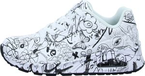 Skechers Uno Sketch Damen Sneaker in Weiß, Größe 41 Skechers Uno Sketch Damen Sneaker in Weiß, Größe 41
