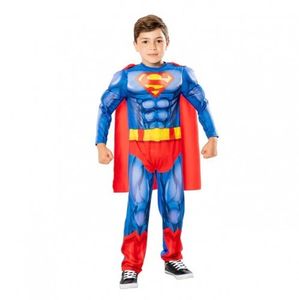 Superman - Kostüm - Kinder BN5808 (104) (Blau/Rot)