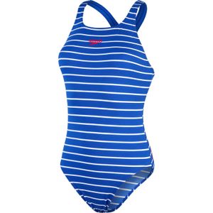 Speedo - "Medalist" Badeanzug für Damen CS1748 (42 DE) (Blau/Weiß)