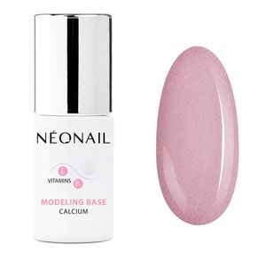 NeoNail Modeling Base Calcium Baza hybrydowa Luminous Pink, 7.2ml