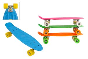Skateboard 56cm PVC Rollen ABEC7 4f Miniskateboard