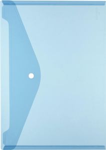 Herlitz Dokumententasche DIN A4 PP blau/transparent