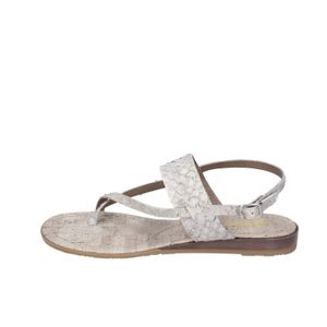 REPLAY Sandalen Damen Leder Beige BC426 - Größe: 36